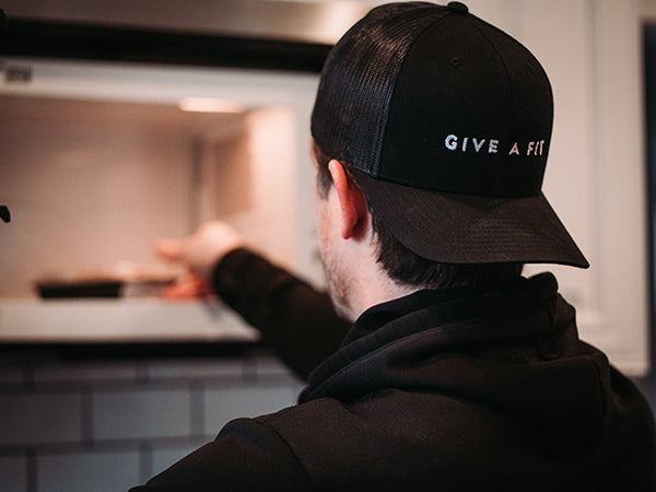 image of MyFitFoods employee with Give A Fit hat